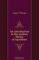 An introduction to the modern theory of equations, Cajori Florian 