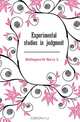 Experimental studies in judgment, Hollingworth Harry L. 