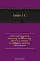 Effect of repeated freezing and thawing on brick burned to different degrees of hardness, Jones J. C. 