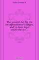 The general Act for the incorporation of villages, and by-laws legal under the act ..., Fuller Truman K 