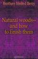 Natural woods--and how to finish them, Brothers limited Berry 