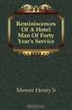 Reminiscences Of A Hotel Man Of Forty Year