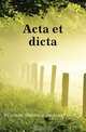 Acta et dicta, Catholic Historical Society of St. Paul 