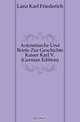 Actenstuecke Und Briefe Zur Geschichte Kaiser Karl V. (German Edition), Lanz Karl Friederich 