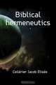 Biblical hermeneutics, Cellerier Jacob Elisee 
