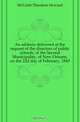 An address delivered at the request of the directors of public schools, of the Second Municipality, of New Orleans, on the 22d day of February, 1843, McCaleb Theodore Howard 