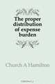 The proper distribution of expense burden, Church A H 