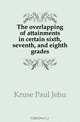 The overlapping of attainments in certain sixth, seventh, and eighth grades, Kruse Paul Jehu 