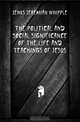 The political and social significance of the life and teachings of Jesus, Jenks Jeremiah Whipple 