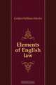 Elements of English law, Geldart William Martin 