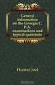 General information on the Georgia C.P.A. examinations and typical questions, Hunter Joel 