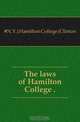 The laws of Hamilton College, Hamilton College 