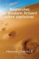 Researches on modern brisant nitro explosives, Munroe Charles E. 