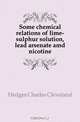 Some chemical relations of lime-sulphur solution, lead arsenate amd nicotine, Hedges Charles Cleveland 