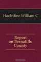 Report on Bernalillo County, Hazledine William C. 