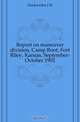 Report on maneuver division, Camp Root, Fort Riley, Kansas, September-October 1902, Dockweiler J. H. 