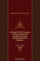 Journal of the voyage of the Brunswick auxiliaries from Wolfenbuttel to Quebec, Melsheimer Frederick Valentine 