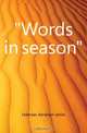 Words in season, Feldman Abraham Jehiel 