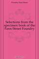 Selections from the specimen book of the Fann Street Foundry, Foundry Fann Street 