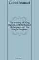 The wooing of King Sigurd, and the ballad of the page and the King