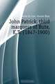 John Patrick, third marquess of Bute, K.T. (1847-1900), #David Oswald Sir bart. Hunter Blair 