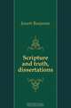 Scripture and truth, dissertations, Benjamin Jowett 