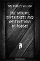 The maxims, experiences and observations of Agogos, Day Charles William 