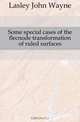 Some special cases of the flecnode transformation of ruled surfaces, Lasley John Wayne 
