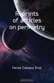 Reprints of articles on perimetry, Ferree Clarence Errol 