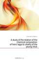 A study of the relation of the chemical composition of hens