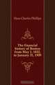 The financial history of Boston from May 1, 1822, to January 31, 1909, Huse Charles Phillips 