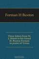Three letters from W.J. Ibbett to his friend H. Buxton Forman in praise of Venus, Forman H. Buxton 