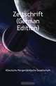 Zeitschrift (German Edition), Deutsche Morgenlandische Gesellschaft 