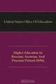 Higher Education In Russian, Austrian, And Prussian Poland (1896), 