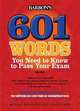 601 Words You Need to Know to Pass Your Exam, Bromberg Murray 