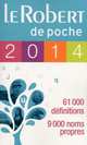 Le Robert de Poche 2014, 