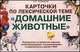Карточки по лексической теме "Домашние животные". Упражнения по развитию навыков словообразования, словоизменения и связной речи у детей с ОНР, Н. Е. Арбекова 