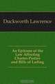 An Epitome of the Law Affecting Charter-Parties and Bills of Lading, Duckworth Lawrence 