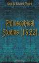 Philosophical Studies (1922), David Ritchie 