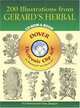 200 Illustrations from Gerard's Herbal (+ CD-ROM), Gerard John 