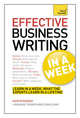 Effective Business Writing in a Week, Manser Martin 