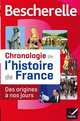 Chronologie de l'histoire de France. Des origines a nos jours, Bourel Guillaume 