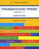Шпаргалка по гражданскому праву. Ч. 1, 2. Карманное. Учебное пособие, Елена Милославская 