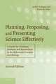 Planning, Proposing, and Presenting Science Effectively, Jack Hailman, Karen Strier 