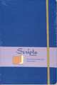 Scripta Notes. Large. Indigo. Ruled Journal, 