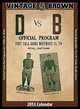 Brown Bears 2013 Vintage Football Calendar, Asgard Press 