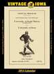 Iowa Hawkeyes 2013 Vintage Football Calendar, Asgard Press 