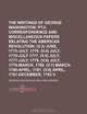 The Writings of George Washington; pt.II. Correspondence and miscellaneous papers relating to the American revolution (v.3) June, 1775-July, 1776. ... 1778. (v.6) July, 1778-March, Volume 3, George Washington 
