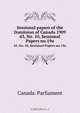 Sessional papers of the Dominion of Canada 1909, Canada. Parliament 