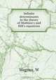 Infinite determinants in the theory of Mathieu